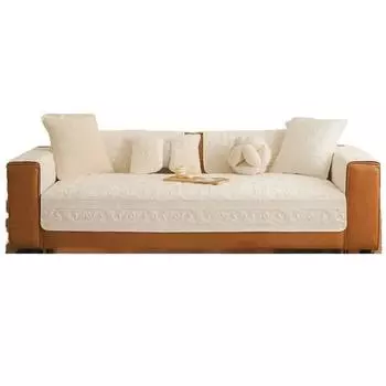 Sofa Cushion Modern Simple Sofa Cover Pure Cotton Non-slip Four Seasons Universal Sofa Cushion Sofa Cover Cloth Towel 70x70cm