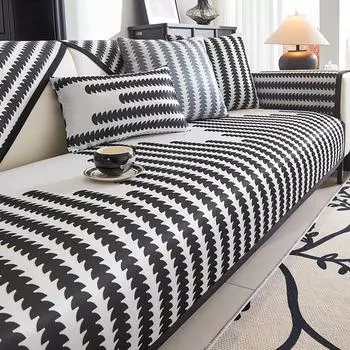 Sofa Cushion Non-Slip Cool Feeling Summer Sofa Cover Back Cover Towel 70*70cm