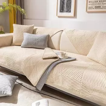 Подушка для дивана, нескользящая, универсальная, для четырех сезонов, из синели, современная простая подушка, спинка, подлокотник, полотенце, кожаный чехол для дивана, тканевый чехол 70*70CM