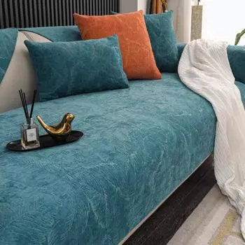 Sofa Cushion Non-Slip Simple Universal Dustproof Thickened Cushion Modern Cover Cloth Four Seasons All-Inclusive Universal 70*70