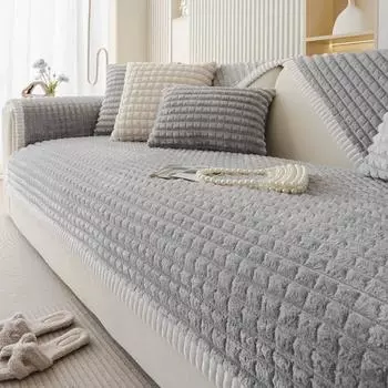 Sofa Cushion Plush New Non-slip Sofa Cover Full Cover Sofa Towel 70x70cm