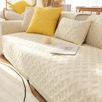 Подушки для дивана, универсальная ткань на все четыре сезона, для гостиной, нескользящая, простая, современная, легкая роскошь, стильный шарф, утолщенная 70*70cm