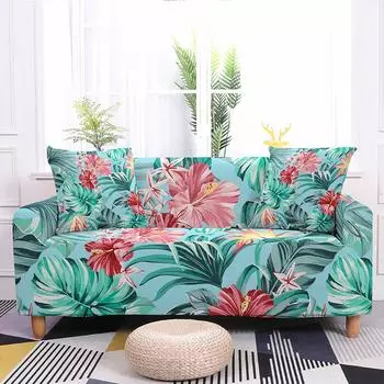 Sofa Slipcovers Couch Cover Tropical Pattern Sofa Covers Sofa Towel Living Room Furniture Protector Armchair Loveseat Sofa Cover 90x140cm