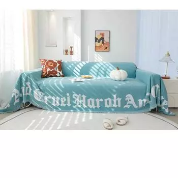 Полотенце для дивана Синель Простой чехол для дивана с защитой от царапин от кошек Четыре сезона Универсальный удобный чехол для дивана Одеяло для дивана 180*130cm