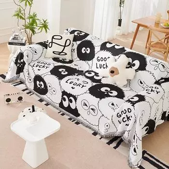 Sofa Towel Four Seasons Universal Sofa Cushion Cover Towel Chenille Sofa Slipcover Cover Cloth All-Inclusive Non-Slip Sofa Cover Anti-Scratch 180*150cm
