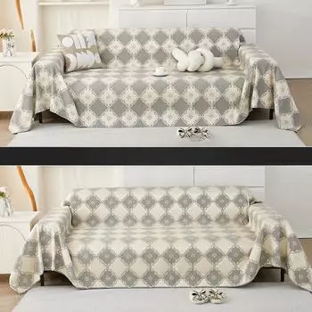 Sofa Towel Full Cover Cloth Non-Slip Stain-Resistant Sofa Cover Sofa Cover Four Seasons Universal Sofa Cover Living Room Picnic Dustproof 90*180cm