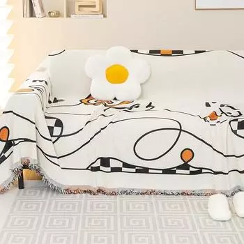 Sofa Towel Non-Slip Four Seasons Universal All-Inclusive Dustproof Cover Sofa Cushion Blanket Leather Sofa Special Cover Cloth Universal Cover Towel 180*130cm
