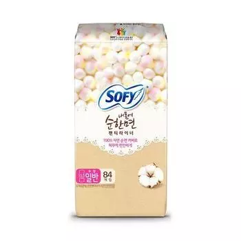 Софи. Мягкие хлопковые ежедневные прокладки Regular 84P Mild cotton liner regular 84p