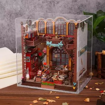 sofiey кукольный домик ручной работы набор миниатюрная мини-мебель набор для творчества инструкции пылезащитный чехол в комплекте [Волшебная книга]