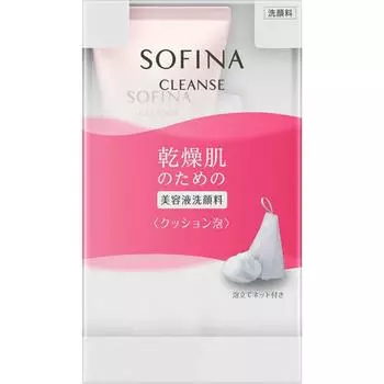 Sofina Facial Cleanser For Dry Skin Cushion Foam 120g