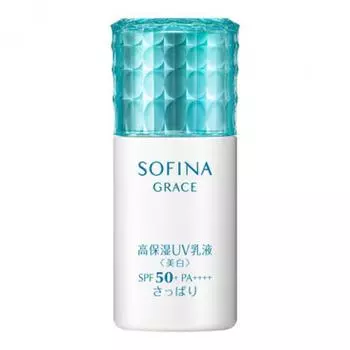 Sofina Grace Высокоувлажняющая УФ-эмульсия отбеливающая Spf50+ Pa++++ освежающая [30 мл]