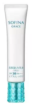 Sofina Grace Высокоувлажняющая УФ-эмульсия Very Moist SPF30 (беление) PA+++ [Квази-наркотик]