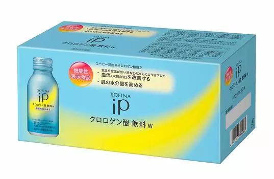SOFINA iP Напиток с хлорогеновой кислотой со вкусом фруктовой смеси, синий, 100 мл (х 10)
