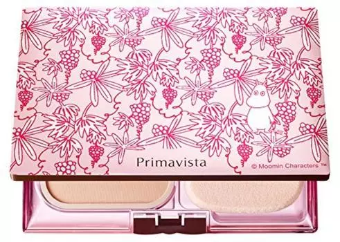 Sofina Primavista Красивая текстура пудры тональная основа лимитированная Moomin design компактный проект продукт (Охра 05) +