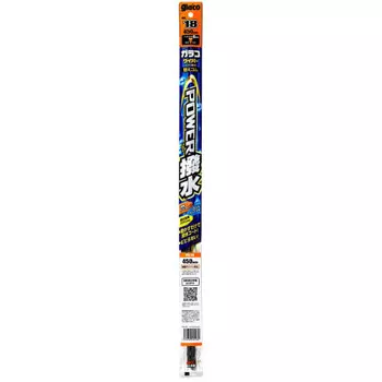 Soft 99 (SOFT99) glaco (Glaco) wiper replacement rubber Glaco wiper power water repellent NO.18 Automotive water repellent wiper Length 450mm Rubber w