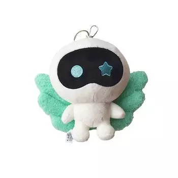 Soft And Cute Pendant Cute Wind Keychain Girl Heart Plush Doll Trendy Cartoon Pendant One Size