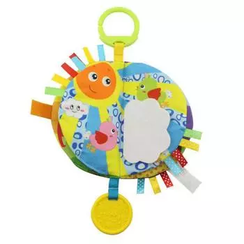 Soft Baby Cloth Book Early Educational Newborn Crib Toys for 0-36 Months Infants