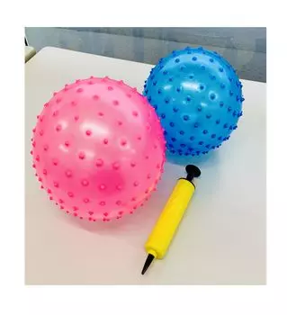 Soft balls 23cm Set of 2 with exclusive air pump Fun catch ball VAMPROSE collection Yellow children s