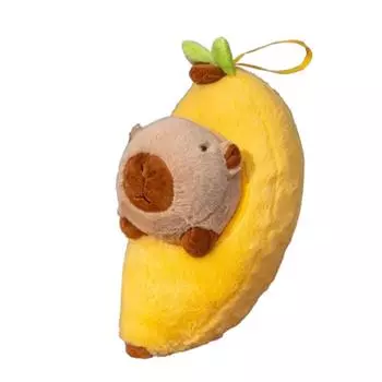 Soft Banana Capybara Plush Dolls Avocado Carrot Capybara Stuffed Toys Christmas Banana