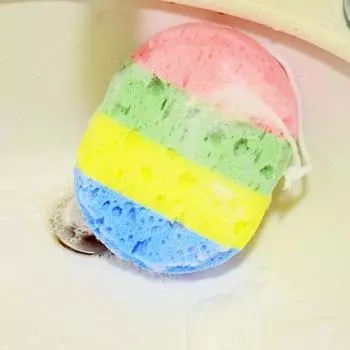 Soft Bath Sponge Body Scrub Massage Brush Skin Scrubber Relax Exfoliating Skin Care Shower Accessories