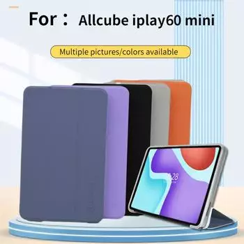 Soft Case Alldocube iPlay 60 mini Pro 8.4 inch Tablet ultrathin PU leather+TPU Protective Shell for iplay 60 plus 10.95 2024 Iplay60mini turbo чёрный