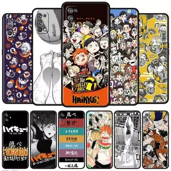 Soft Case For Oppo Realme 8 C21Y C21 GT Neo 2 Pro 3 7 9 Pro 8i 6 C11 9i C35 C15 Master C12 C3 Phone Cover Haikyu!! Anime Funda Realme C11 2020
