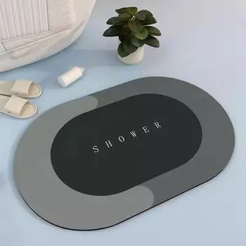 Мягкие диатомитовые впитывающие коврики для ног, тонкие коврики для ванной, для внутреннего и наружного использования, водонепроницаемые коврики, легкий уход, домашняя жизнь