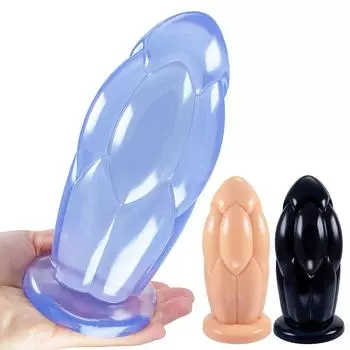 Мягкий дилдо анальная пробка высококачественный силикон анальная пробка с сильной присоской женский мастурбатор эротические игрушки для взрослых для пары