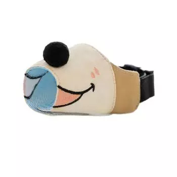 Soft Dog Mouth Mask Cute Dogs Mouth Cover Practical Anti Bite Dogs Muzzles Walking M хаки