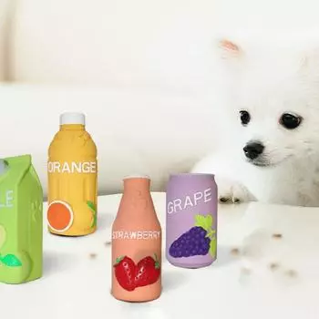 Soft Dog Squeaky Sound Toy Bite Resistant Pet Chew Toy Funny Latex Sound Dog Toy Relieve Boredom оранжевый