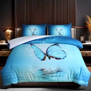 Soft Duvet Cover with Pillowcase Printed Bedding Home Quilt Cover Set Twin/Full/Queen/King Size Comforter Cover funda nordica Twin 3pcs