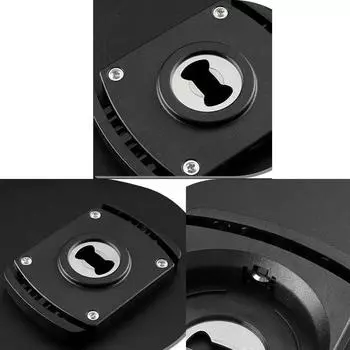 Soft Edge Sue Can Opener, Drop Top Opener, Beer Can Opener, Can cutter Top remover, handheld safe manual can opener, smooth edge чёрный