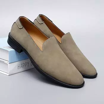 Soft Genuine Leather Men s Loafers New Handmade Casual Shoes Outdoor Men Moccasins Handmade Male Driving Shoes Dress Footwear 36 чёрный