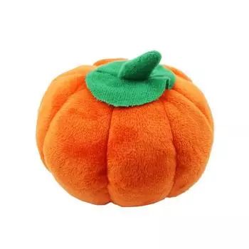 Soft Halloween Dog Squeaky Toy Bite Resistant Dog Pumpkin Plush Chew Toy Cute Christmas