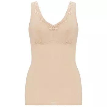 Soft innerwear with cup 5140 Sleeveless top 00NZ L size [Triumph] (Beige)
