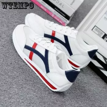 Мягкие кожаные туфли Форрест Гамп, женская повседневная обувь, спортивная обувь, маленькие белые туфли, корейские туфли на плоской подошве 35 серый