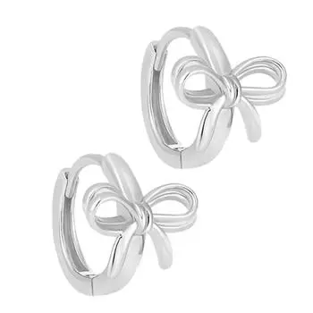 Soft Line Butterfly Earrings Delicate Bowknot Studs Earrings Elegant and Comfortable Bow Ear Rings Ornament for Women 1