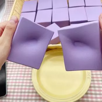 Soft Milk Aroma Wet Soft Texture Sweet Taro Purple Milk Brick Slow Rebound Decompression Pinching Toy Reduce Stress Kids Toys