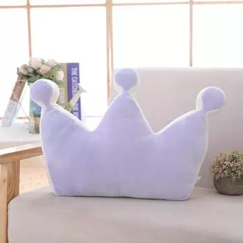 Soft Princess Crown Pillow Stuffed Sleeping Pillow Girl Room Sofa Decor Rainbow Cloud Star celebrity Studio Cushion Gift for Her