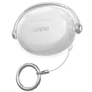 Soft Protective Cover Ultra-Thin Encox3 Earphone Sleeves Shatter-resistant Free3 Earphone Sleeves 4pro Shell Bluetooth Headset Lock Anti-Lost OPPO Enco R3 Pro Dawn White