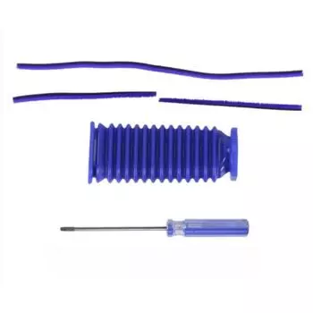 Soft Roller Head Replacement Vacuum Cleaner Brush Strips Blue Hose Screwdriver Plastic Material Great for Vacuum Cleaner
