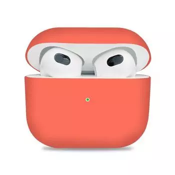 Soft Shell Pro2 Third Generation Applicable Pure Color Wireless Headset Huaqiang North 6 Th Generation Earphone Sleeves Ipdos6 Bare Metal Feel Apple AirPods Orange Yellow