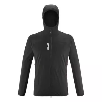 Soft Shell TRILOGY ICON HOODIE M [Millet] Men s Black-Noir