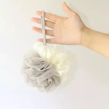 Soft Shower Mesh Foaming Sponge Bath Bubble Ball Body Skin Scrub Exfoliating Scrubber Back Brush Bathroom Shower Accessories