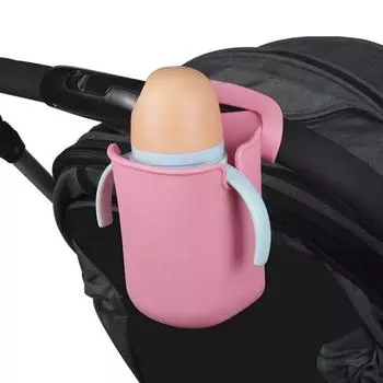 Soft Silicone Cup Holder for Baby Stroller Accessories Universal Flexible Pram Cart Bottle Holder Kids Bicycle Phone Holder синий