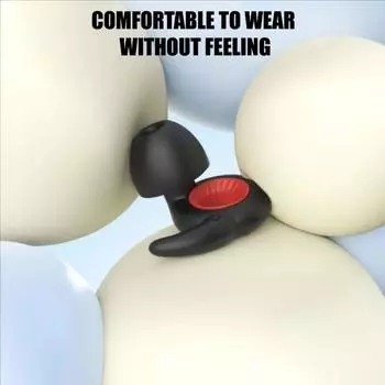 Soft Silicone Ear Plugs for Noise Reduction, Reusable Protection Earplugs for Sleeping, Working, Swimming Waterproof Ear Plugs чёрный