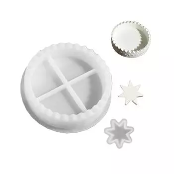 Soft Silicone Molds Easy Releasing Moulds Creative Star Shape Candle Bases Molds Perfect for Projects and Home Use