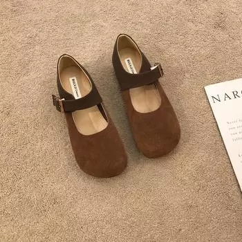 Soft-soled Mary Jane single shoes 2025 spring and summer casual fashion Internet celebrity versatile lightweight flat women s shoes 35
