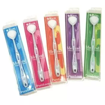 Soft tongue brush Pure Looprene set for bad breath prevention 5-piece