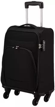 Soft TSA Water 55 Black [Jet Age] Suitcase, Carry, Carry-on Size, Lock, Repellent, cm, 2.3 kg,